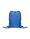 SHOOP KIDS Sac cordon pour enfants RPET Couleurs : bleu royal marquage laser ultra précis