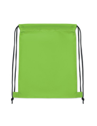 SHOOP KIDS Sac cordon pour enfants RPET Couleurs : vert citron objet promotionnel éco-responsable