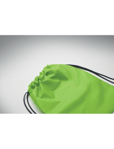SHOOP KIDS Sac cordon pour enfants RPET Couleurs : vert citron personnalisation sur mesure
