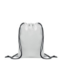SHOOP KIDS Sac cordon pour enfants RPET Couleurs : blanc impression haute définition