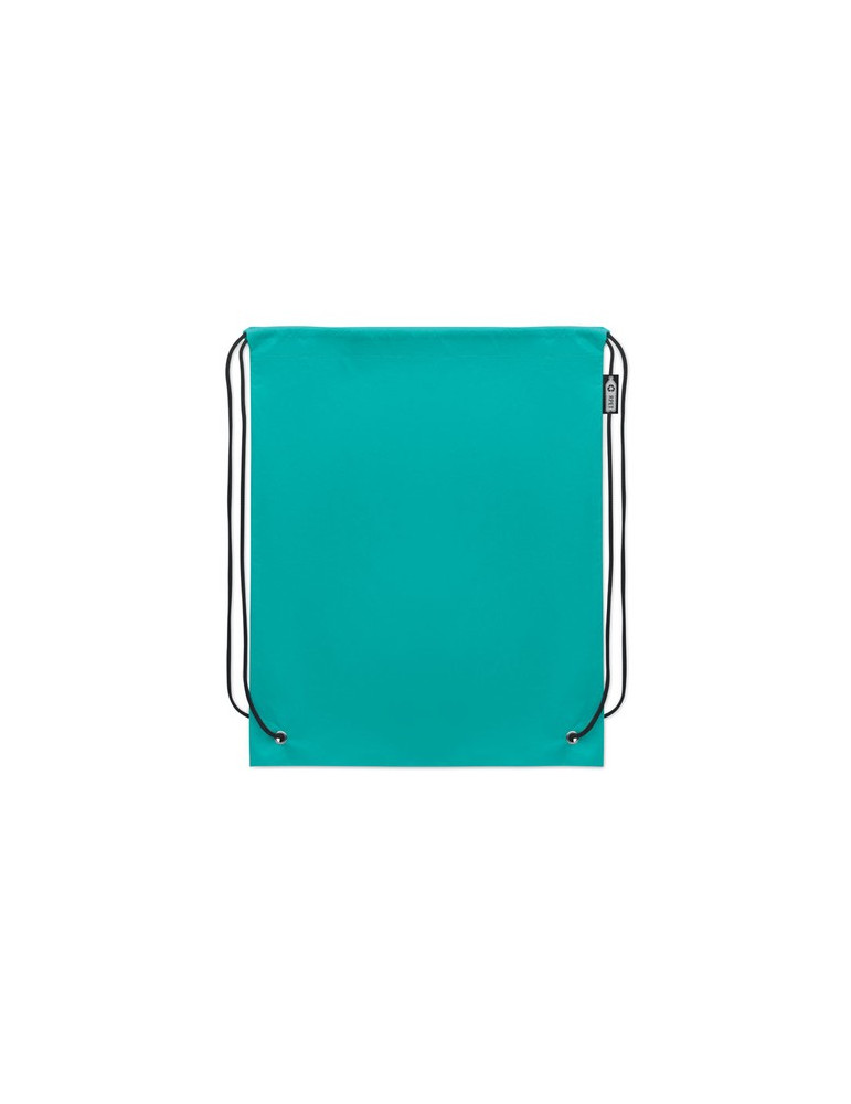 DAFFY RPET Sac à cordon non tissé Couleurs : turquoise marquage couleur éclatante