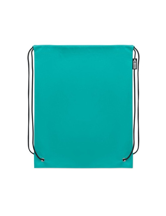 DAFFY RPET Sac à cordon non tissé Couleurs : turquoise marquage couleur éclatante