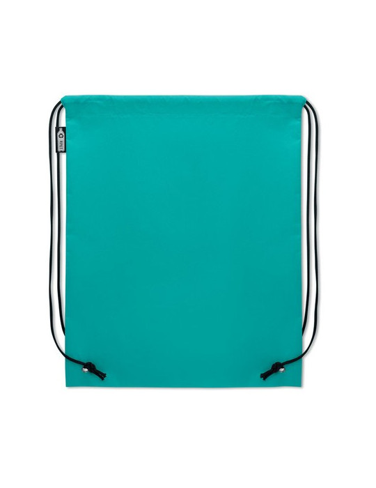 DAFFY RPET Sac à cordon non tissé Couleurs : turquoise objet publicitaire robuste
