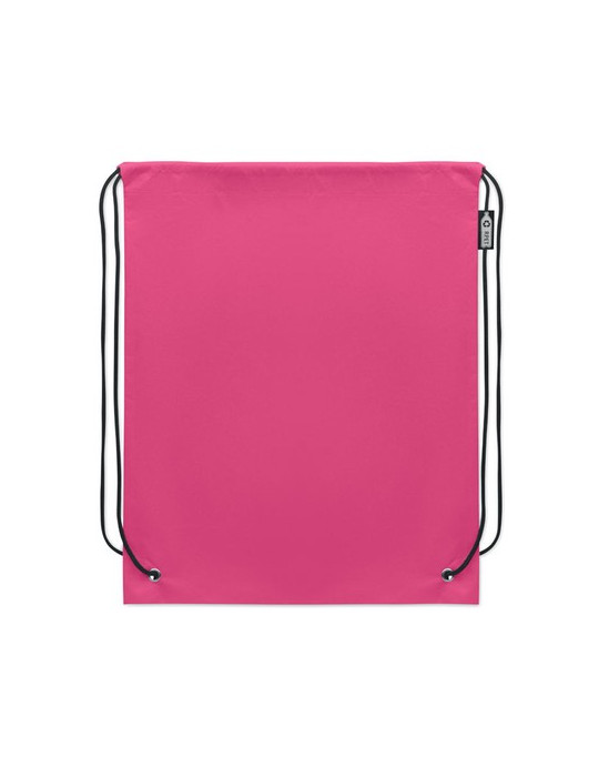 DAFFY RPET Sac à cordon non tissé Couleurs : fuchsia personnalisable avec votre logo