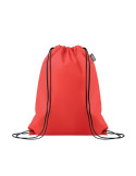 DAFFY RPET Sac à cordon non tissé Couleurs : rouge impression haute définition