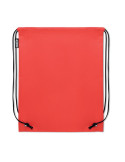 DAFFY RPET Sac à cordon non tissé Couleurs : rouge cadeau client original