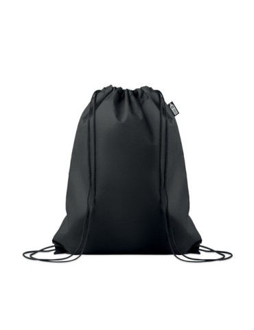 DAFFY RPET Sac à cordon non tissé Couleurs : noir goodies publicitaire événementiel