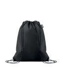 DAFFY RPET Sac à cordon non tissé Couleurs : noir goodies publicitaire événementiel