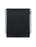 DAFFY RPET Sac à cordon non tissé Couleurs : noir goodies personnalisé en stock