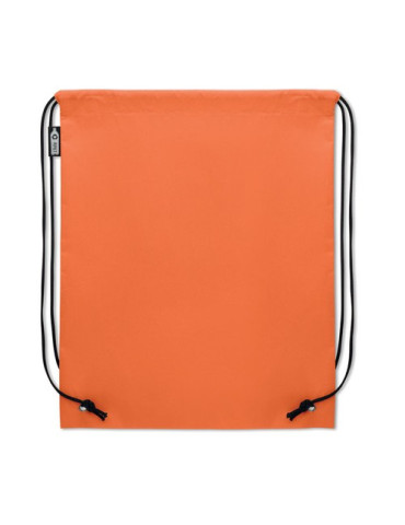 DAFFY RPET Sac à cordon non tissé Couleurs : orange objet promotionnel éco-responsable