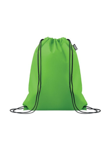 DAFFY RPET Sac à cordon non tissé Couleurs : vert citron marquage laser ultra précis