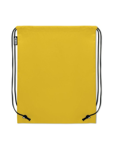DAFFY RPET Sac à cordon non tissé Couleurs : jaune marquage laser ultra précis