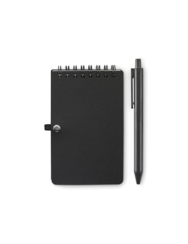 KIT Bloc-notes déperlant Couleurs : noir impression haute définition