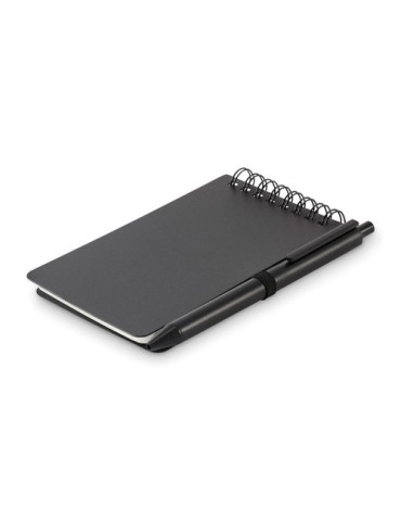 KIT Bloc-notes déperlant Couleurs : noir cadeau collaborateur premium