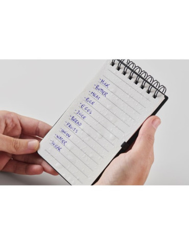 KIT Bloc-notes déperlant Couleurs : noir personnalisation rapide en France