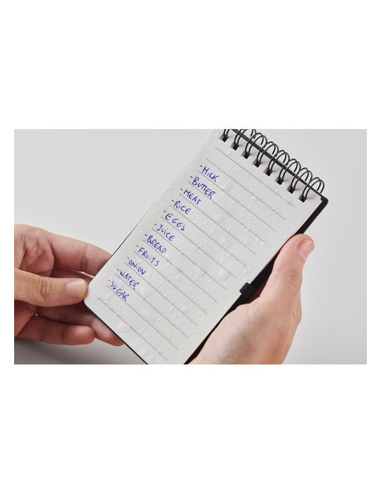 KIT Bloc-notes déperlant Couleurs : noir personnalisation rapide en France