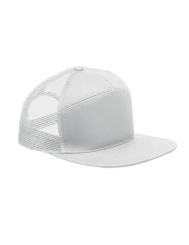 BEAD Casquette visière plate 7 pans Couleurs : blanc