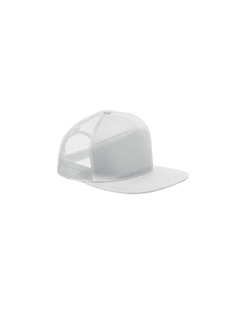 BEAD Casquette visière plate 7 pans Couleurs : blanc