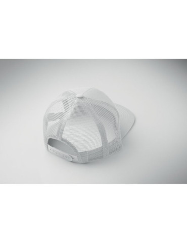 BEAD Casquette visière plate 7 pans Couleurs : blanc impression haute définition