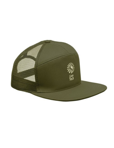 BEAD Casquette visière plate 7 pans Couleurs : vert armée personnalisable avec votre logo