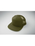 BEAD Casquette visière plate 7 pans Couleurs : vert armée accessoire événementiel unique
