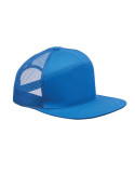 BEAD Casquette visière plate 7 pans Couleurs : bleu royal impression haute définition