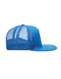 BEAD Casquette visière plate 7 pans Couleurs : bleu royal personnalisation sur mesure