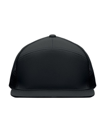 BEAD Casquette visière plate 7 pans Couleurs : noir marquage laser ultra précis