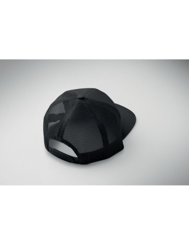 BEAD Casquette visière plate 7 pans Couleurs : noir cadeau entreprise pas cher