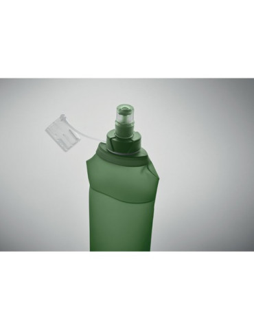 BITER Bouteille d'eau pliable 500ml Couleurs : vert personnalisable avec votre logo
