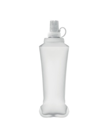 BITER Bouteille d'eau pliable 500ml Couleurs : blanc transparent impression haute définition