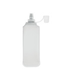 BITER Bouteille d'eau pliable 500ml Couleurs : blanc transparent personnalisation sur mesure