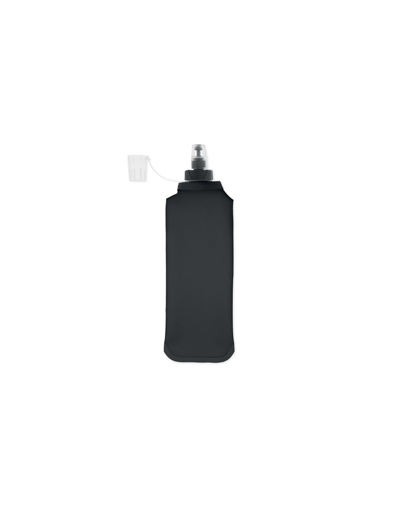 BITER Bouteille d'eau pliable 500ml Couleurs : noir accessoire événementiel unique