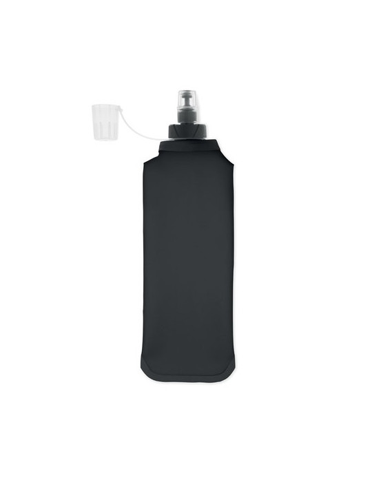 BITER Bouteille d'eau pliable 500ml Couleurs : noir accessoire événementiel unique