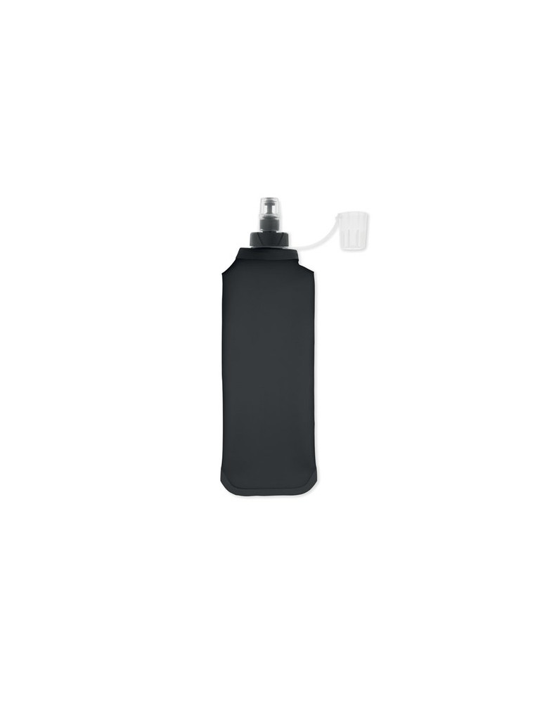 BITER Bouteille d'eau pliable 500ml Couleurs : noir goodies personnalisé en stock