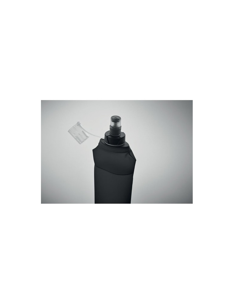 BITER Bouteille d'eau pliable 500ml Couleurs : noir goodies publicitaire durable