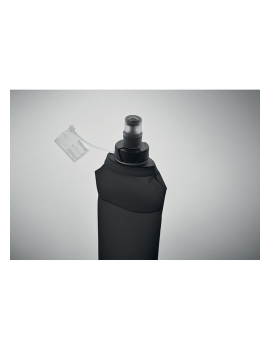 BITER Bouteille d'eau pliable 500ml Couleurs : noir goodies publicitaire durable