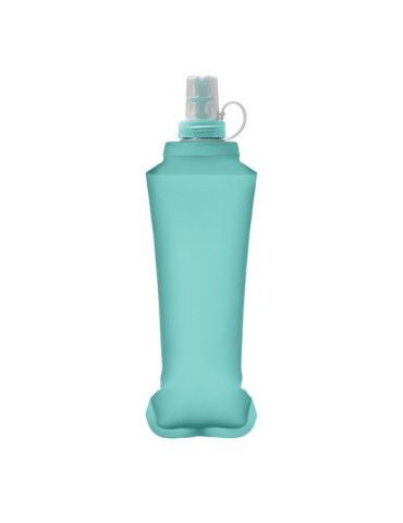 BITER Bouteille d'eau pliable 500ml Couleurs : turquoise personnalisable avec votre logo
