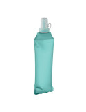 BITER Bouteille d'eau pliable 500ml Couleurs : turquoise marquage laser ultra précis