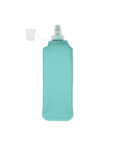 BITER Bouteille d'eau pliable 500ml Couleurs : turquoise objet publicitaire robuste