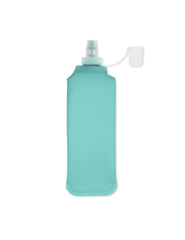 BITER Bouteille d'eau pliable 500ml Couleurs : turquoise marquage couleur éclatante
