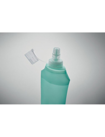 BITER Bouteille d'eau pliable 500ml Couleurs : turquoise goodies publicitaire événementiel