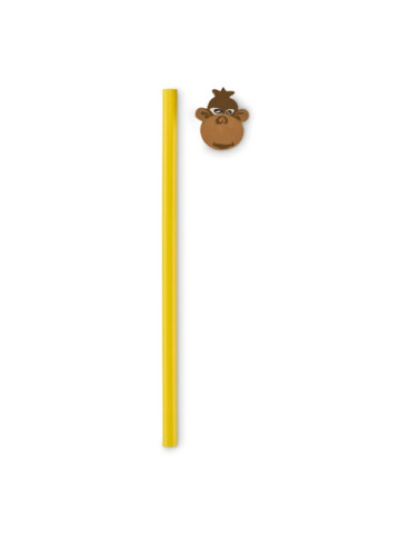 CIRCO Crayon en bois forme d'anima Couleurs : jaune livraison express 24h 48h