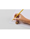 CIRCO Crayon en bois forme d'anima Couleurs : jaune objet promo petit budget