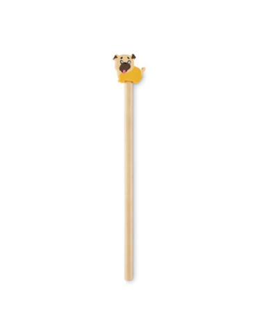 CIRCO Crayon en bois forme d'anima Couleurs : bois personnalisable avec votre logo