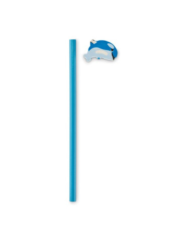 CIRCO Crayon en bois forme d'anima Couleurs : turquoise objet promotionnel éco-responsable