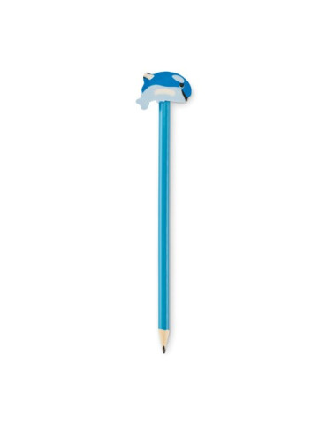 CIRCO Crayon en bois forme d'anima Couleurs : turquoise accessoire événementiel unique