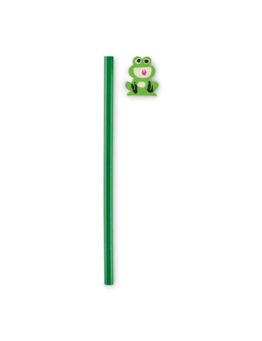 CIRCO Crayon en bois forme d'anima Couleurs : vert marquage laser ultra précis