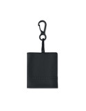 CLEAR Lingette en RPET Couleurs : noir impression haute définition