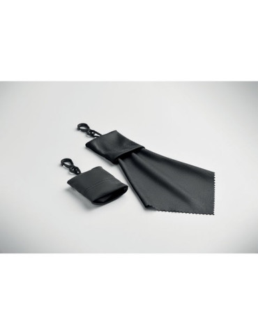 CLEAR Lingette en RPET Couleurs : noir cadeau affaires élégant